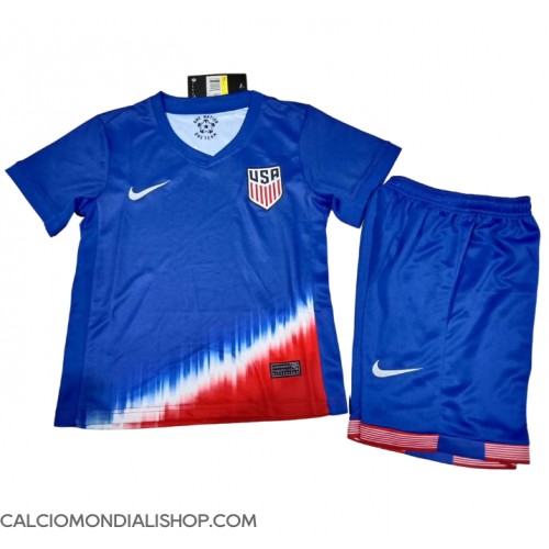 Maglie da calcio Stati Uniti Seconda Maglia Bambino Copa America 2024 Manica Corta (+ Pantaloni corti)